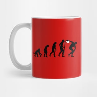 Evolution discus throw Discobolus discus thrower Mug